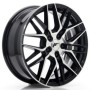 Cerchi in lega Japan Racing JR28 17x7 ET40 5x112 Gloss Black Machined Face
