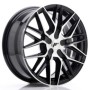 Cerchi in lega Japan Racing JR28 17x8 ET25-40 BLANK Gloss Black Machined Face