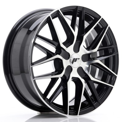 Cerchi in lega Japan Racing JR28 17x8 ET25-40 BLANK Gloss Black Machined Face