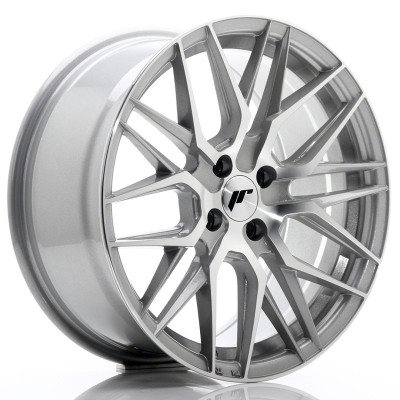 Cerchi in lega Japan Racing JR28 17x8 ET40 4x100 Silver Machined Face