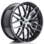 Cerchi in lega Japan Racing JR28 19x8,5 ET35 5x120 Gloss Black Machined Face