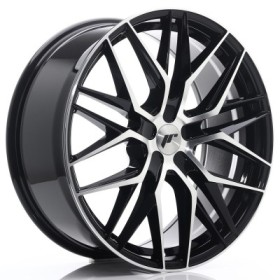 Cerchi in lega Japan Racing JR28 21x9 ET15-45 5H BLANK Gloss Black Machined Face
