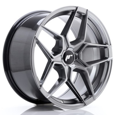 Cerchi in lega Japan Racing JR34 18x9 ET20-42 5H BLANK Hyper Black