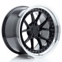 Cerchi in lega Japan Racing JR39 18x10,5 ET15-22 5H BLANK Glossy Black w-Machined Lip