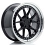 Cerchi in lega Japan Racing JR39 18x8,5 ET15-35 5H BLANK Glossy Black w-Machined Lip