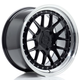 Cerchi Japan Racing JR40 18x9,5 ET15-35 5H BLANK Glossy Black w-Machined Lip