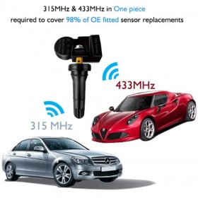 Sensore TPMS  auto configurabile con telefono senza limiti su tutte le auto in commercio