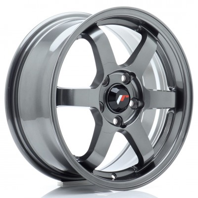 Cerchi in lega Japan Racing JR3 16x7 ET40 4x100 Gun Metal