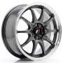 Cerchi Japan Racing JR5 16x7 ET30 5x100-114,3 Gun Metal w-Machined Lip