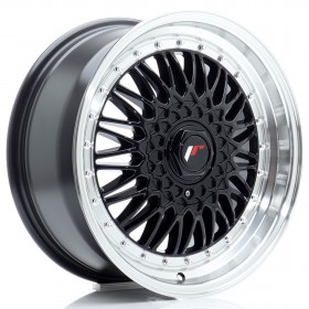 Cerchi Japan Racing JR9 17x7,5 ET35 4x100-108 Gloss Black w-Machined Lip