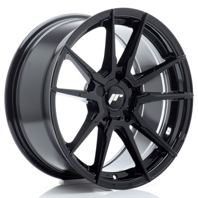 Cerchi in lega Japan Racing JR21 17x8 ET20-35 5H BLANK Gloss Black