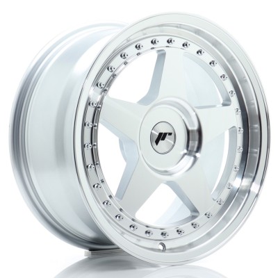 Cerchi in lega Japan Racing JR6 17x8 ET20-35 BLANK Silver Machined Face