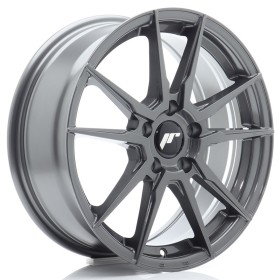 Cerchi in lega Japan Racing JR21 17x7 ET40 5x100 Hyper Gray