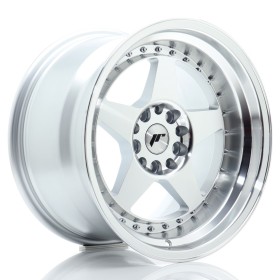 Cerchi Japan Racing JR6 17x10 ET20 5x114-120 Silver Machined Face