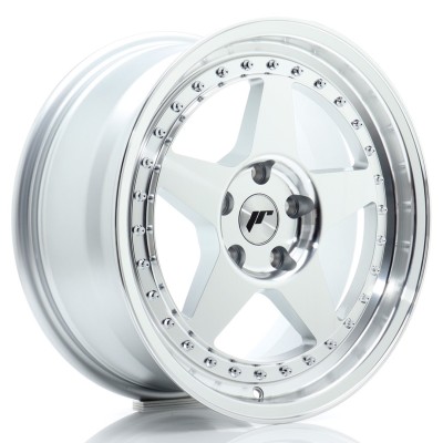 Cerchi Japan Racing JR6 17x8 ET35 5x112 Silver Machined Face