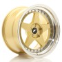 Cerchi Japan Racing JR6 18x10,5 ET0-25 5H BLANK Gold w-Machined Lip