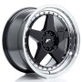 Cerchi in lega Japan Racing JR6 18x9,5 ET22 5x114,3-120 Gloss Black w-Machined Lip