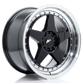 Cerchi in lega Japan Racing JR6 18x9,5 ET22 5x114,3-120 Gloss Black w-Machined Lip