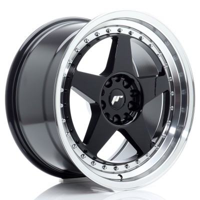 Cerchi in lega Japan Racing JR6 18x9,5 ET22 5x114,3-120 Gloss Black w-Machined Lip