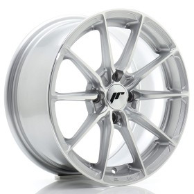 Cerchi in lega Japan Racing JR37 15x7 ET38 4x100 Silver Machined Face