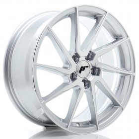 Cerchi Japan Racing JR36 18x8 ET45 5x112 Silver Machined Face