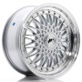 Cerchi Japan Racing JR9 17x7,5 ET35 5x112-120 Silver w- Machined Lip+Silver Rivets