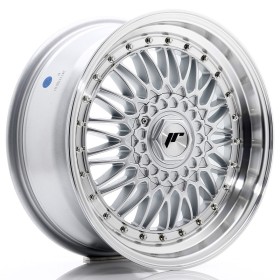 Cerchi Japan Racing JR9 17x7,5 ET35 5x112-120 Silver w- Machined Lip+Silver Rivets