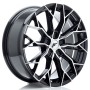 Cerchi Japan Racing JR49 18x8 ET20-42 5H BLANK Gloss Black Machined Face