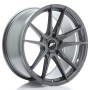 Cerchi in lega Japan Racing JR21 20x10 ET40 5x120 Hyper Gray