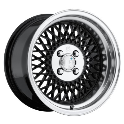 Cerchi Klutch SL1 16x8 ET15 4x100 Gloss Black w- Machined Lip