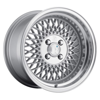 Cerchi Klutch SL1 16x8 ET15 4x100 Silver w- Machined Lip