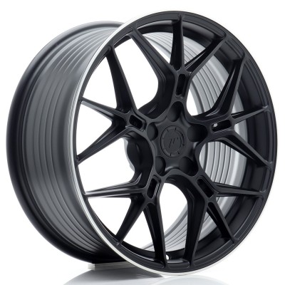 Cerchi in lega Japan Racing JR51 18x8 ET20-45 5H BLANK Satin Black w- Machined Lip