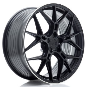 Cerchi in lega Japan Racing JR51 20x8,5 ET20-45 5H BLANK Satin Black w- Machined Lip