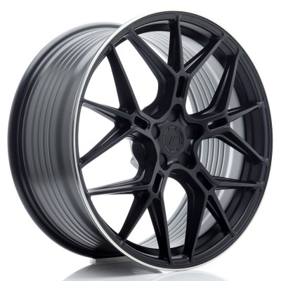 Cerchi in lega Japan Racing JR51 20x8,5 ET20-45 5H BLANK Satin Black w- Machined Lip