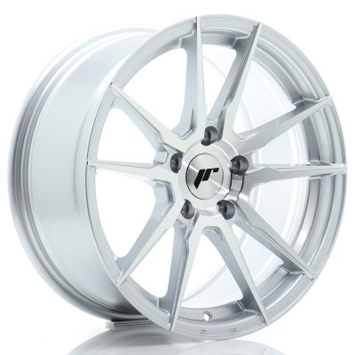 Cerchi Japan Racing JR21 17x8 ET35 5x112 Silver Machined Face